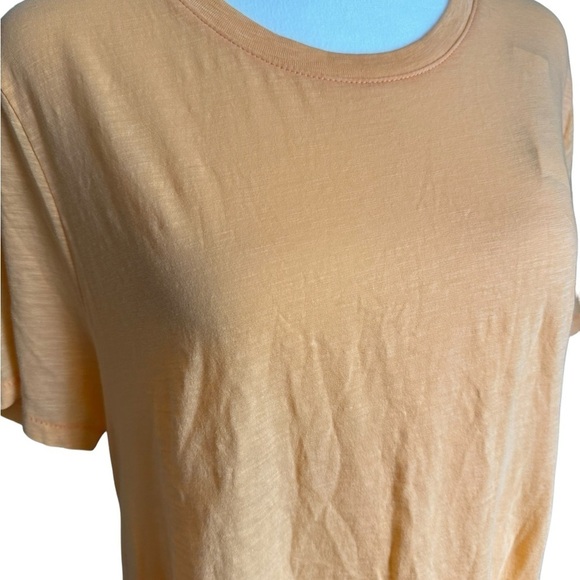 J. Crew 100% Cotton Peach Orange Short Sleeve Tee Size L - Picture 9 of 17